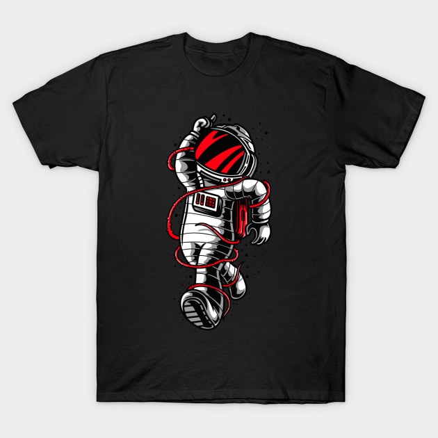 Astronauts Planet Gift Idea Design Motif T-Shirt by Shirtjaeger